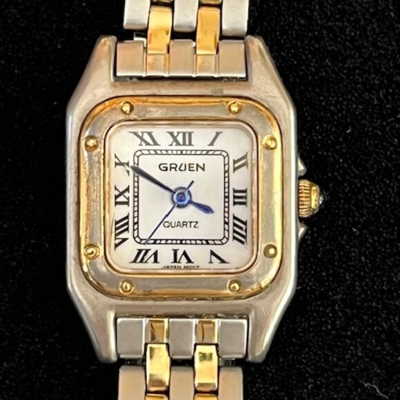 GRUEN | Gold- and Silver-tone Bracelet watch - EUC